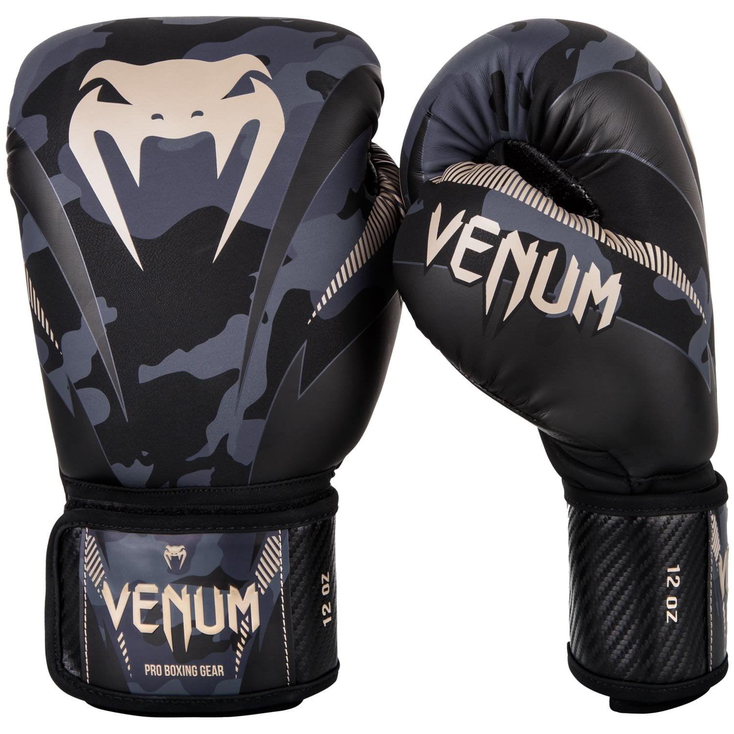 Guantes De Boxeo Venum Impact Dark Camo/sand 12 Oz