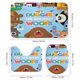 thumbnail image 3 of ¡Oye Duggee!-theme 4-Piece Shower Curtain Set with Rugs, Waterproof Bathroom Decor Set Includes Bath Mat, U-Shaped Rug, Toilet Lid Cover and Curtain with Hooks, 3 of 6