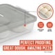 thumbnail image 4 of Caja a prueba de masa para pizza Chef Pomodoro, 14 x 11 pulgadas, gris, 4 of 9