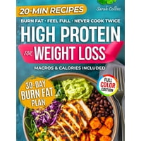 Libro De Cocina Majosta Alta Proteína Para Pérdida De Peso Con 101 Recetas