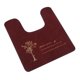 thumbnail image 5 of Alfombrilla Para Inodoro En Forma De U Antideslizante Absorbente Ultra Suave Lavable Rojo Oscuro, 5 of 5