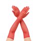 thumbnail image 1 of suxuMhao Guantes de Red con Pedrería Guantes Largos Brillantes Guantes de Malla Elástica para Fiesta Noche Graduación Accesorios de Disfraz, Talla Única 18 Pulgadas, 3 Pares, Rojo, 1 of 2