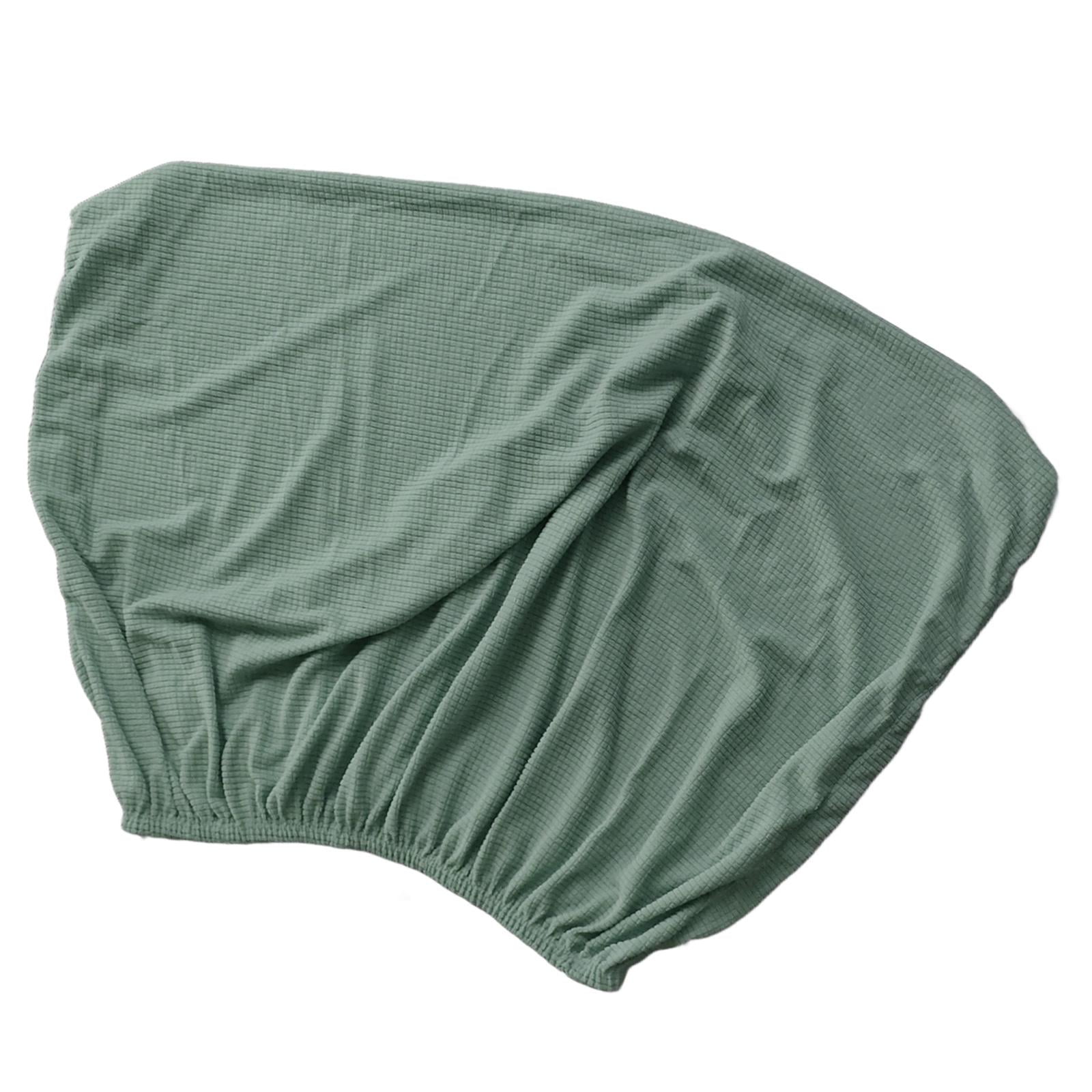 Magideal - Funda De Cabecera De Cama Funda Protectora Trasera De Cama Elástica Funda De Cabecera De Cama Jacquard Cuadrada Pequeña Decoración De Dormitorio Verde