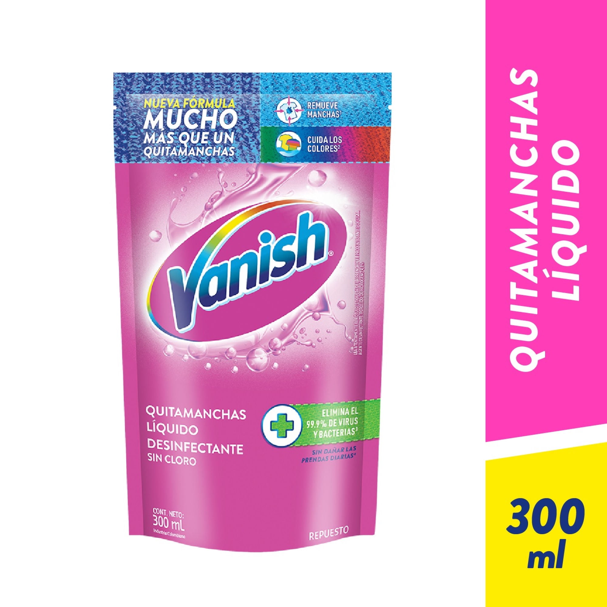 Quitamanchas Líquido Ropa Color Doypack 300 ml Vanish