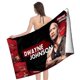 thumbnail image 4 of Dwayne Johnson Toalla de playa de secado rápido con diseño temático, regalo para mujeres y niñas, ideal para cumpleaños, fans, amantes de la música, uso en la playa o al aire libre, 78 × 150 cm, 4 of 6