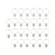 thumbnail image 1 of 26 Anillos De Abalorios Para Copas De Vino, Decoraciones Para Fiestas De Bodas De Navidad, Color Blanco, 1 of 5