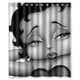thumbnail image 1 of Cortina de ducha Betty Boop, juego de cortinas de baño con ganchos, tamaño 60 x 72 pulgadas, 1 of 3