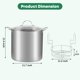 thumbnail image 3 of Olla para Conservas Fulgutonit de Acero Inoxidable 20L con Rejilla y Tapa, 3 of 9