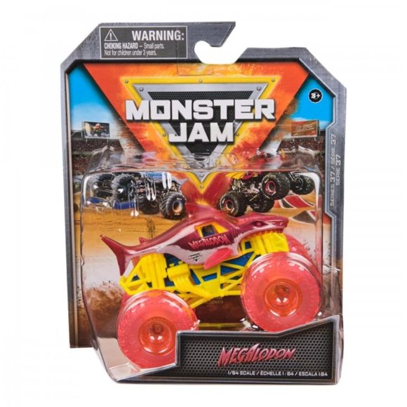 Monster Jam Megalodon Camión Monstruo Diecast a Escala 1:64