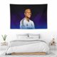 thumbnail image 5 of Kylian Mbappé Tapiz Temático Anti-Bolitas, Regalo Colgante de Pared, Fondo para Habitación, Dormitorio, Fans, Pancarta de Fondo, Suministros de Decoración para Fiesta de Cumpleaños 100*150CM,30", 5 of 6