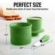 thumbnail image 5 of Cucharilla de mantequilla Zulay Kitchen verde con cuchillo y tapa, 5 of 8