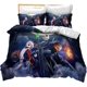 thumbnail image 1 of Nightmare Before Christmas Duvet Cover Sets Jack and Sally Valentine's Day Rose Decor 100% Microfibe Bedding Set with Pillow Shams, 1 of 3
