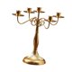 thumbnail image 5 of Candelabro De Varios Brazos Para El Hogar, La Cocina, El Comedor, El Candelabro Dorado Con 5 Brazos, 5 of 5
