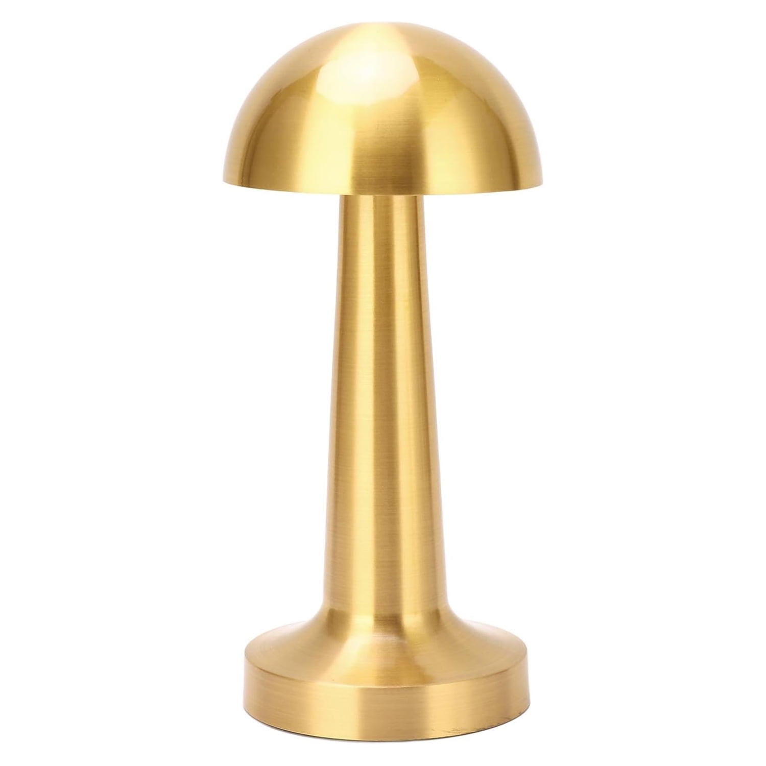 Hb Led - Lámpara De Mesa Led Recargable Mushroom Led Dimeable Dorado