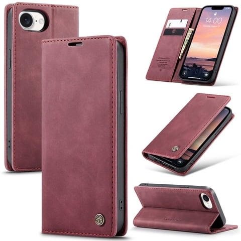Yeykx - Caseme Funda De Cuero Para For Iphone 16E, Funda De