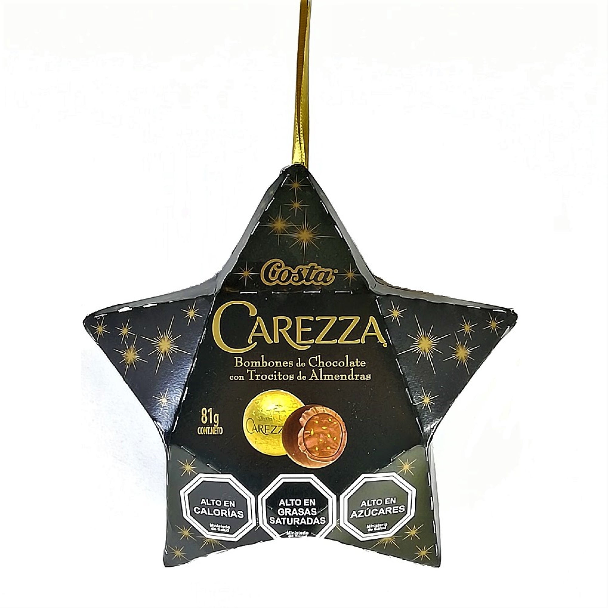 Estrella De Bombones Chocolate Carezza 81 g Costa