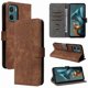 thumbnail image 1 of Funda Billetera para Motorola MOTO E15 4G con Soporte - Cartera de Cuero con Ranuras Marrón, 1 of 5
