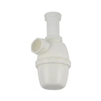 Taumm - Sifon Lavaplatos 1 1/2 Salida Recta Plastico Blanco