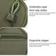 thumbnail image 2 of Bolsa táctica redonda, pequeña bolsa Molle con gancho de resina, riñonera, monedero pequeño, bolsa militar para camping, senderismo, viajes y uso diario., 2 of 7