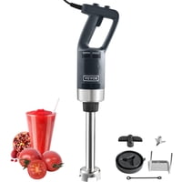 Vevor Batidora De Mano Resistente De 500 W, 12 Pulgadas, Batidora De Velocidad Variable Con Hoja De Acero Inoxidable 304, Batidora Portátil Multiusos Para Sopa, Batidos, Puré, Comida Para Bebés