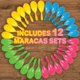 thumbnail image 5 of Maracas ArtCreativity de plástico para niños, 10 cm, 12 pares, 5 of 7