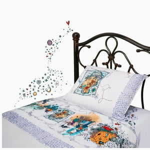 Cherry Blossom - Juego De Sábanas 1.5 Plaza El Secreto De Secretos