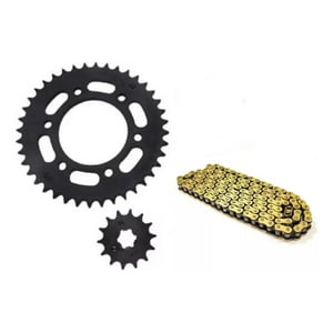 Genérico - Kit Transmision Benelli Tnt 150I Con Cadena Dorada C/ Oring