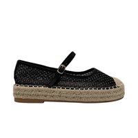 Danicolle Calzado - Ballerina Para Mujer Yute Negro