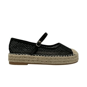 Danicolle Calzado - Ballerina Para Mujer Yute Negro