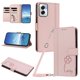 thumbnail image 1 of Funda Cartera Trébol para Motorola Moto G Power 2024 5G con Ranuras Tarjetas y Carga Inalámbrica Rosa, 1 of 6