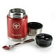 thumbnail image 4 of Termo Comida BossCamp 500 ml Rojo Acero Inoxidable Bolso Térmico Cuchara, 4 of 9