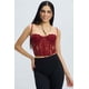 thumbnail image 1 of Polera Mujer Corset Burdeo, 1 of 4
