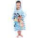 thumbnail image 3 of Toalla tipo poncho con capucha Bluey para niños o niñas, 100% algodón, 3 of 9
