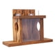 thumbnail image 3 of Comedero Exterior De Madera Para Ardillas, Estable Con Techo Superior Para árboles De Patio Trasero Al Aire Libre, 3 of 3
