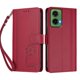 thumbnail image 3 of Funda Cartera Trébol para Motorola Moto G35 5G con Ranuras Tarjetas y Carga Inalámbrica Rojo, 3 of 6