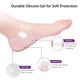 thumbnail image 2 of Protectores de tacón de silicona,4 pares de almohadillas de tacón de gel para la prevención de ampollas Tendinitis de Aquiles,Curar tacones secos agrietados Insertos de fascitis plantar,Copa, 2 of 3