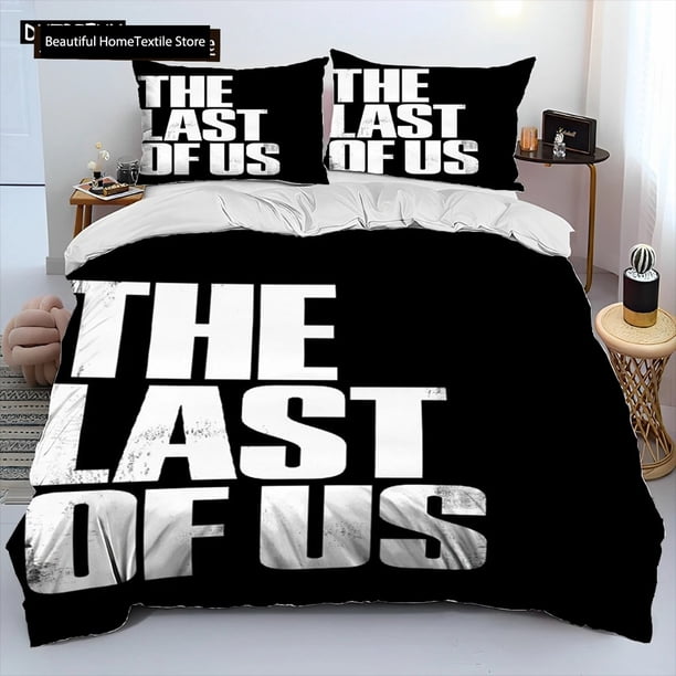 The Last Of Us Horror TV Game Pedro Comforter Bedding Set,Duvet Cover Bed Set Quilt Cover Pillowcase,king Queen Size Bedding SetBed Sheets