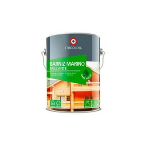 Tricolor - Barniz Marino Base Agua 1/4 Gl (945Ml) Roble