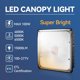 thumbnail image 2 of Luz LED Canopy Singcenwon 100W 4 Pack Regulable 3CCT, 2 of 3