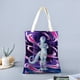 thumbnail image 2 of Frieza Bolso de tela con estampado de lienzo para mujer, bolsa de compras reutilizable y estética, con cremallera interior, regalo para mujer,38*45cm., 2 of 6