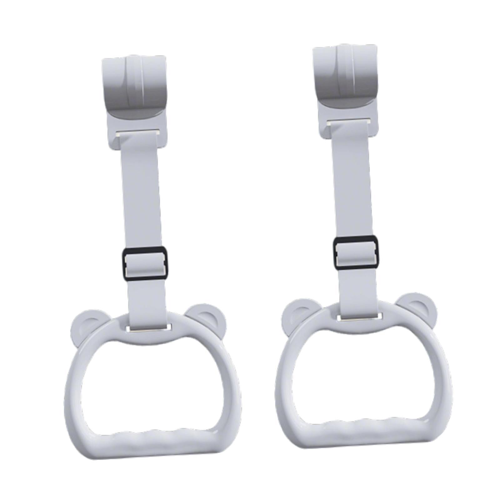 Bothyi - Parque Infantil Con Anillos De Dominadas Que Mejoran El Equilibrio, Herramienta Ligera Para Entrenar La Marcha, Color Gris