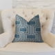 thumbnail image 2 of Cojín decorativo Plutus Brands Plutus Midnight Conduit Azul/Blanco, 2 of 2