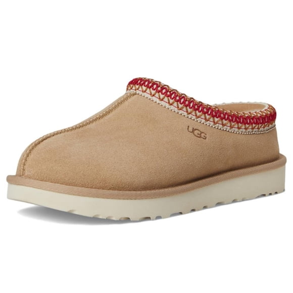 Slipper UGG Tasman II Sand/Dark Cherry para mujer, talla 8