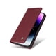 thumbnail image 3 of Funda Billetera de Cuero para iPhone 15 Pro Max con Tarjetero y Soporte - Tapa Magnética Rojo, 3 of 6