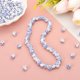 thumbnail image 5 of Uxcell 200 Pcs Cuentas de Porcelana, Cuentas de Cerámica Impresas de 8mm Cuentas Redondas de Flores Cuentas Separadoras Hechas a Mano para Hacer Joyas Aretes Collar Manualidades DIY, Púrpura, 5 of 6