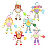 Genérico - Sonajero Bebe Suave Felpa Temprano Desarrollo Bebe Rondon