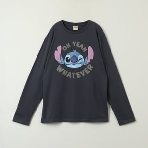 Polera Manga Larga Stitch Colección Disney - Niños 5-13 Años