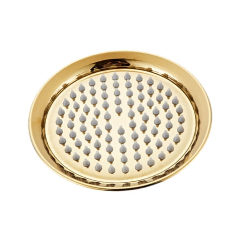 Bothyi - Cabezal De Ducha Tipo Lluvia Fácil De Instalar Ducha Retro Resistente Acero Inoxidable Dorado