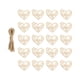 thumbnail image 5 of 20 Piezas Adornos Colgantes Para El Día De La Madre, Regalo Para Mamá, Rodajas De Madera En Forma De Corazón Para Cumplea?os, 5 of 5