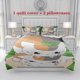 thumbnail image 1 of 3pcs Xia Mu'S Friend Account Cat Teacher Stacking Fun Theme Print Three Piece Bedding Set Soft Quilt Cover And Two Pillowcases, 1 of 5